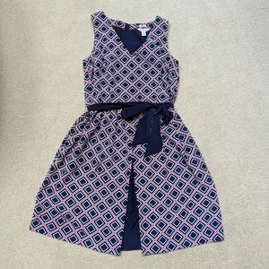 Tommy Hilfigure Geometric A Line Dress Size 6